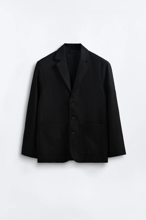 Image of STREAKY BLAZER BLACK