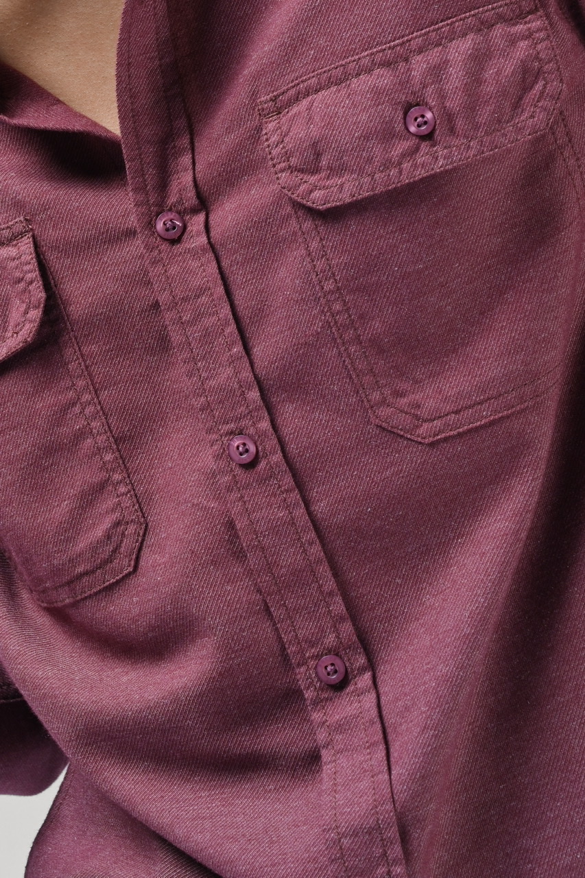 KALPEN BASIC SHIRT PLUM