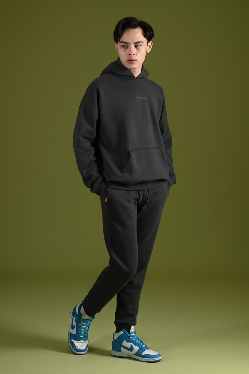 PREPP SIGNATURE HOODIE CHARCOAL