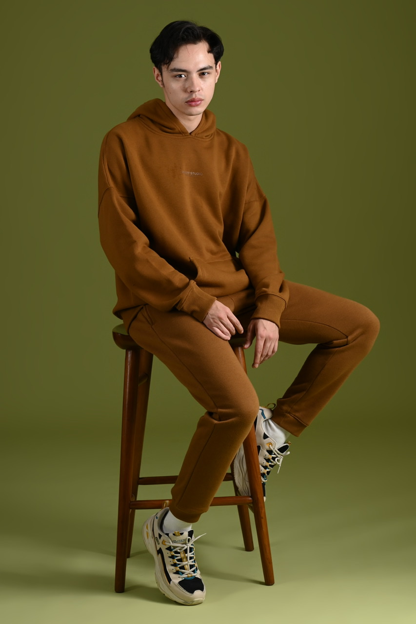 PREPP SIGNATURE HOODIE BROWN