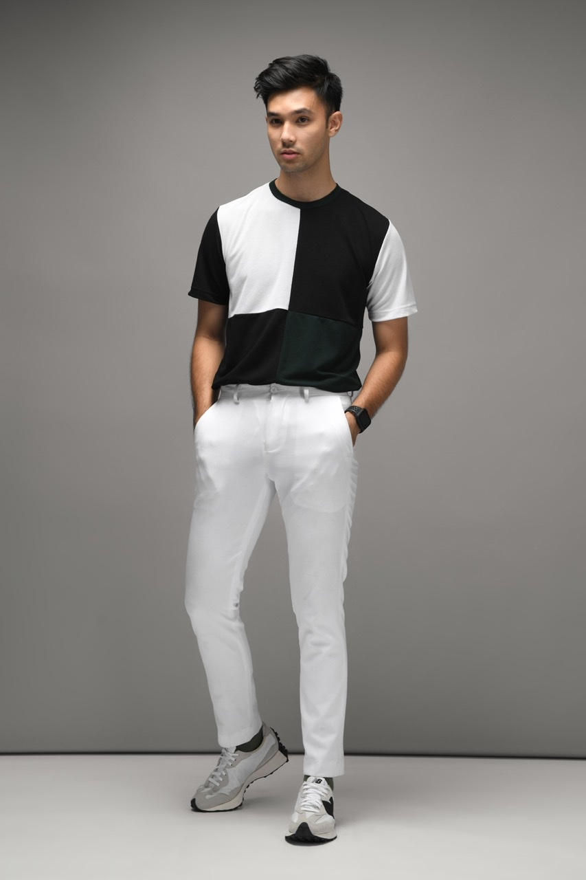 PTBK02-EAZYDRY COLOR BLOCK BLACK