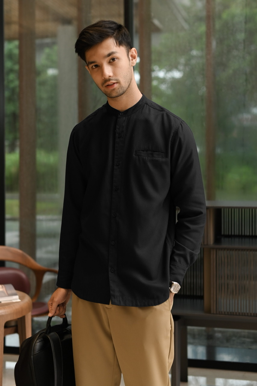 AARIAL MODEST SHIRT BLACK