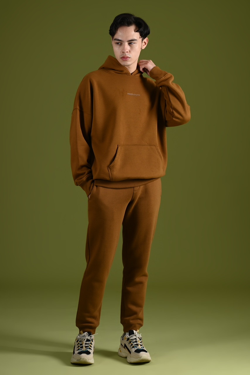 PREPP SIGNATURE HOODIE BROWN