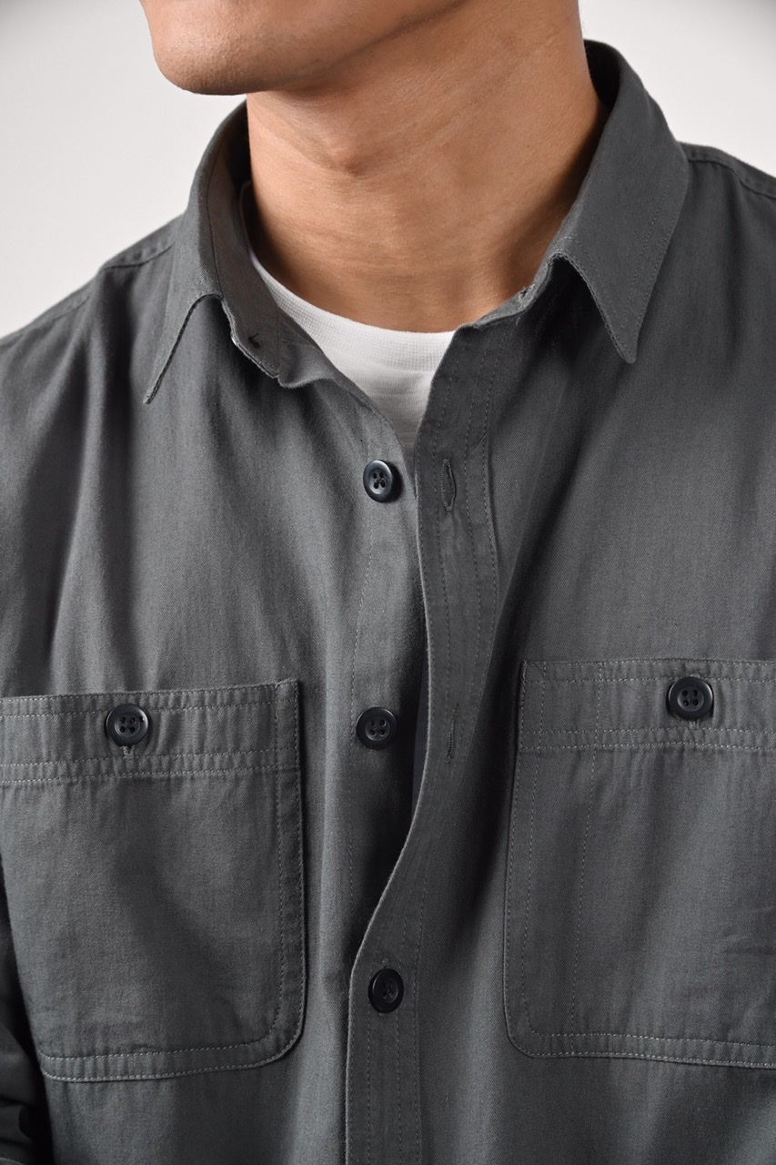 PSBW10-ULTIMATE WORKSHIRT GREY