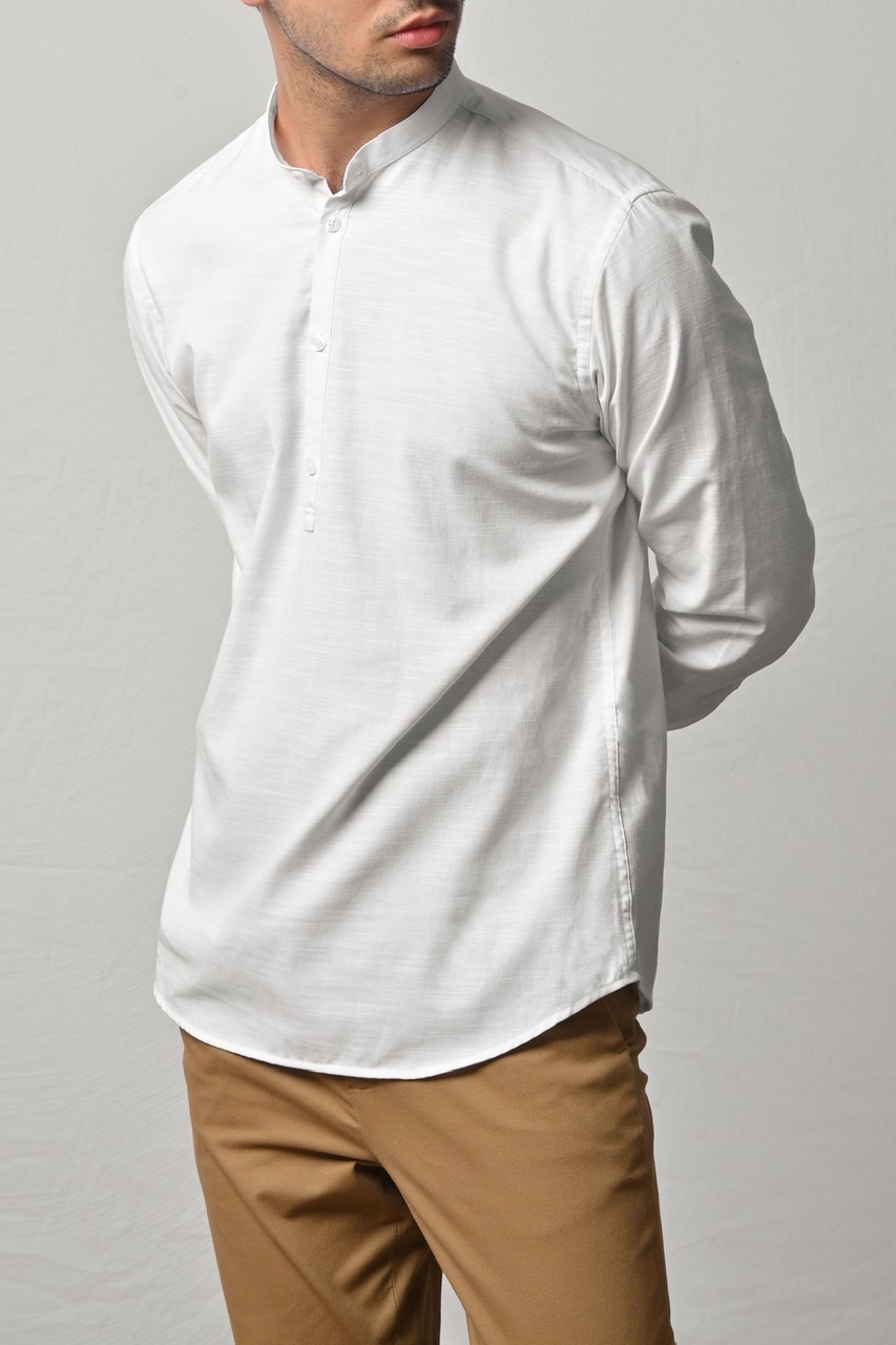 NOAH MODEST SHIRT WHITE