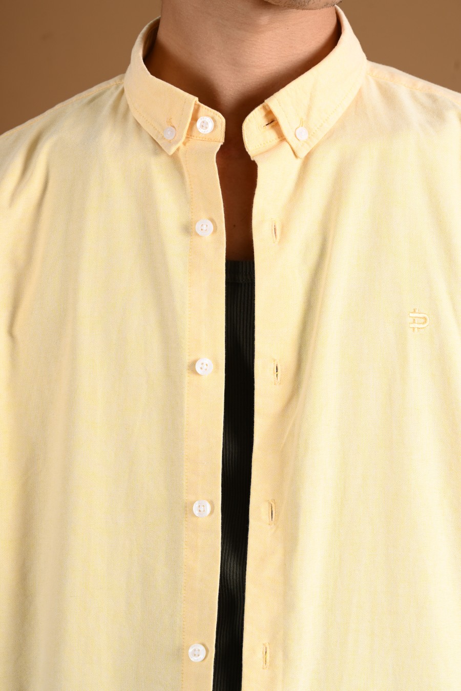SIGNATURE OXFORD SHORT SLEEVE SHIRT YELLOW