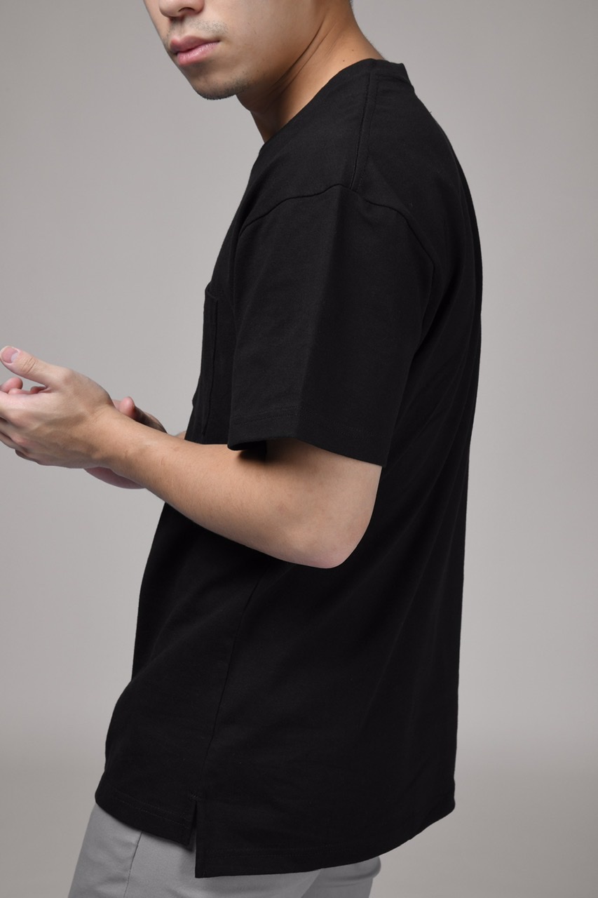 YORK OVERSIZED TEES IN BLACK