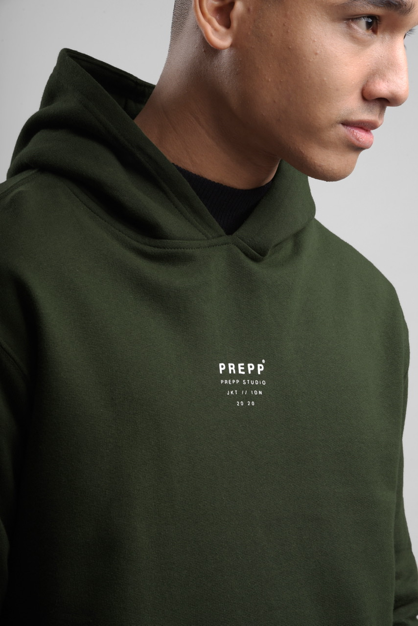 prepp signature hoodie army