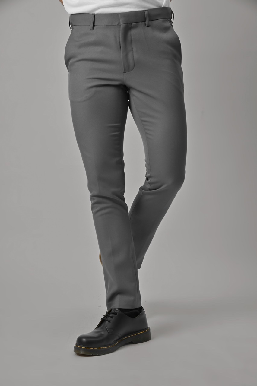 PREPPY PANTS SLIMFIT GREY