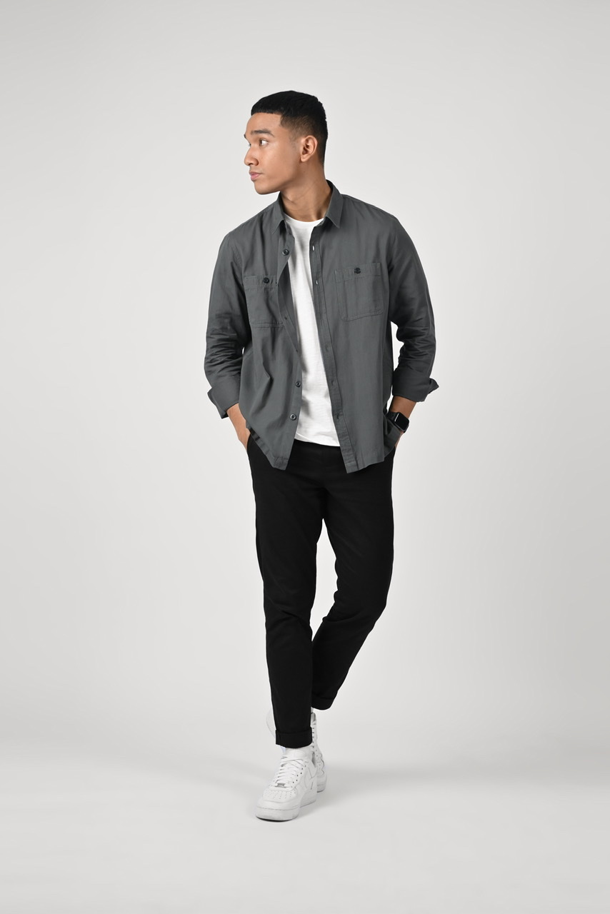 PSBW10-ULTIMATE WORKSHIRT GREY