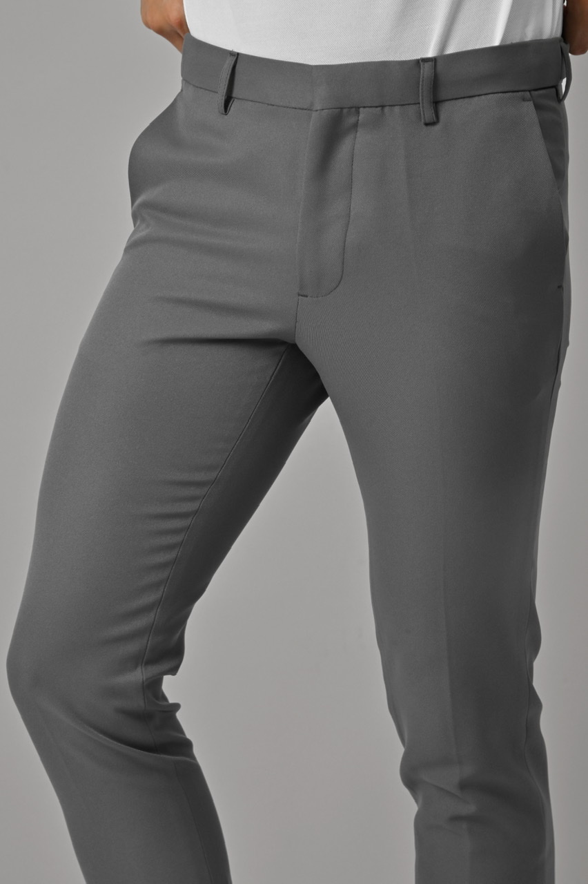 PREPPY PANTS SLIMFIT GREY
