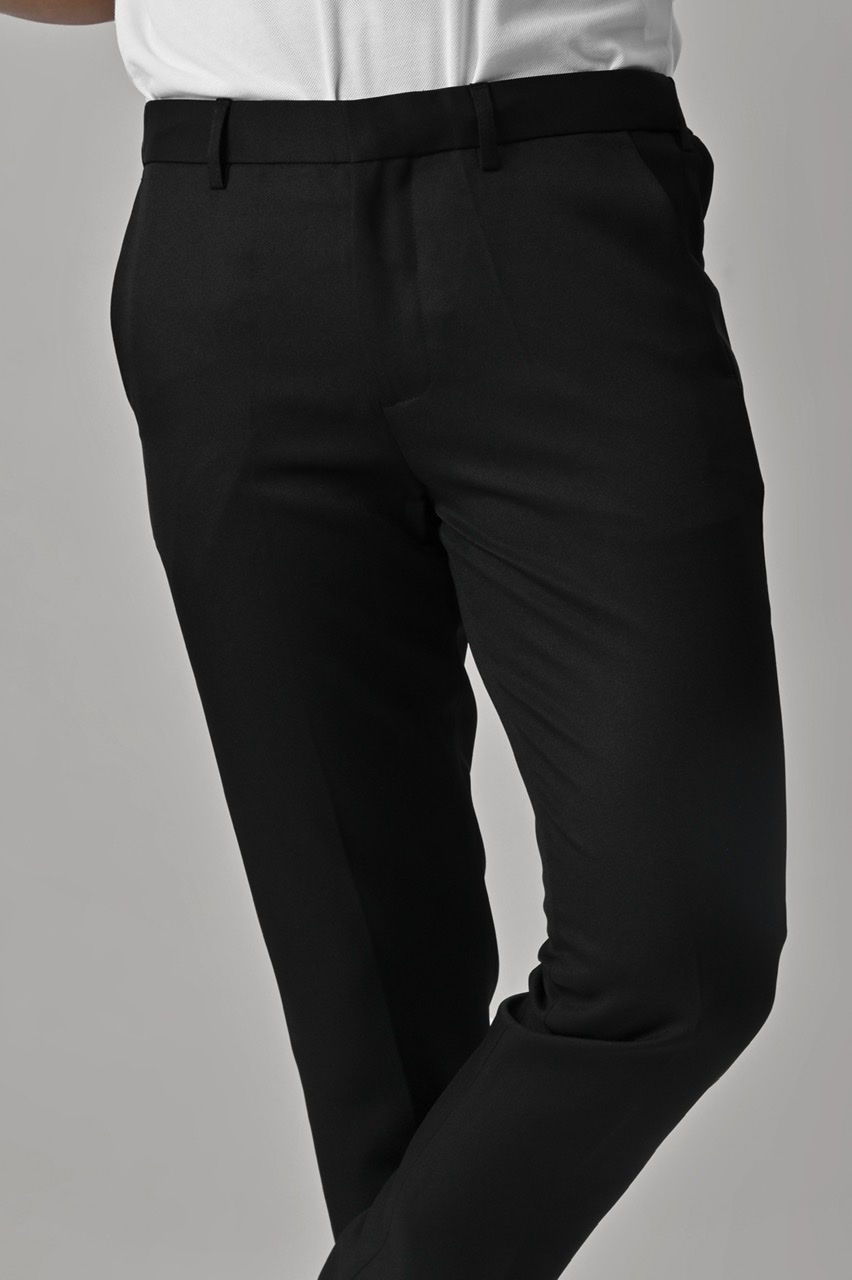 PREPPY PANTS SLIMFIT BLACK
