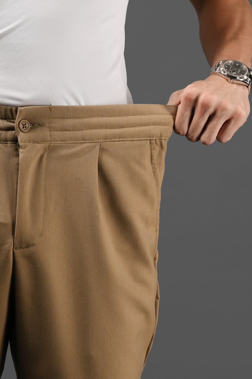 PPTK11-CELANA HEYMALE EXDE RELAX PANTS KHAKI