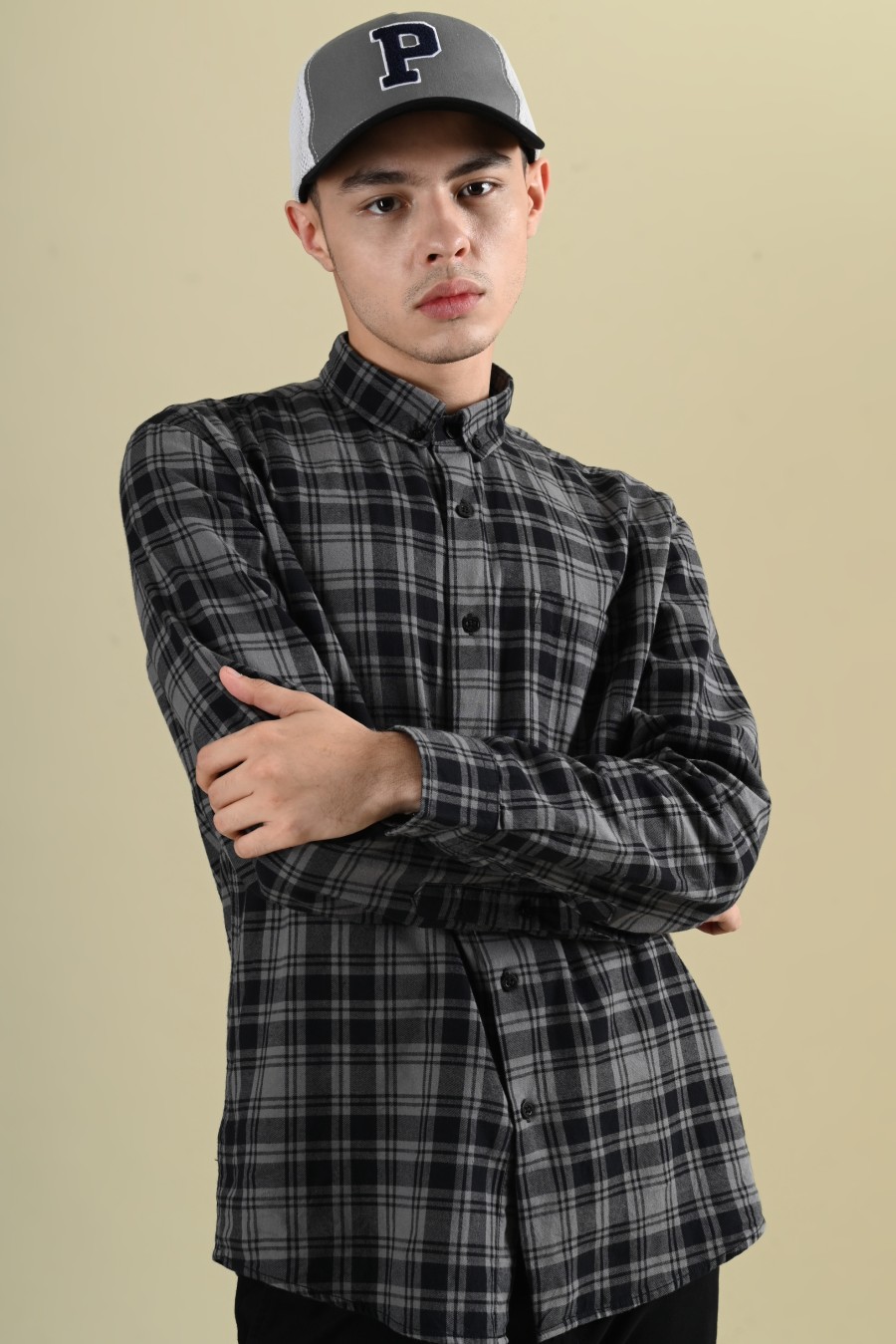 THE ULTIMATE SOLID FLANNEL LIGHT GREY