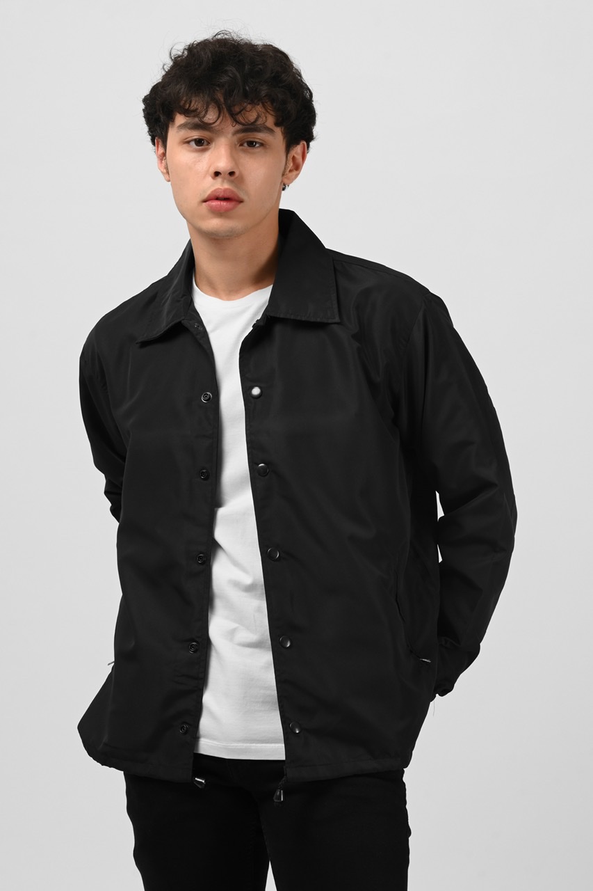 POAC02-BRISTOL COACH JACKET IN BLACK
