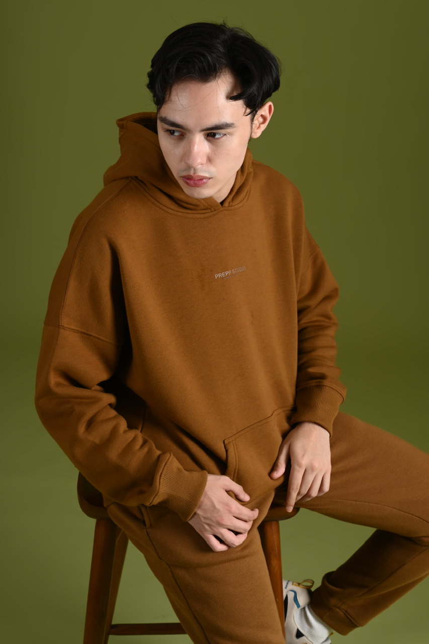 PREPP SIGNATURE HOODIE BROWN