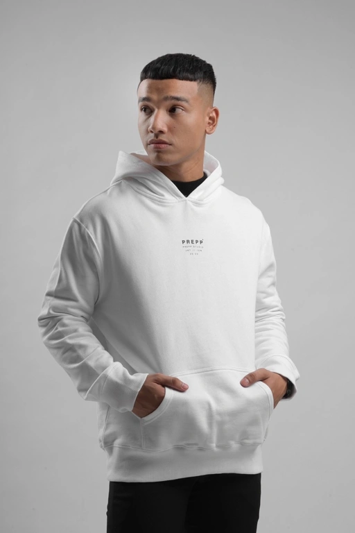 Image of prepp signature hoodie white