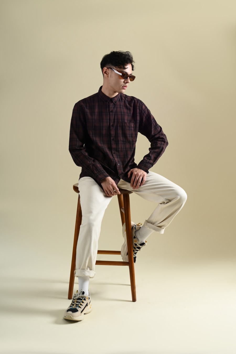 THE ULTIMATE SOLID FLANNEL BROWN
