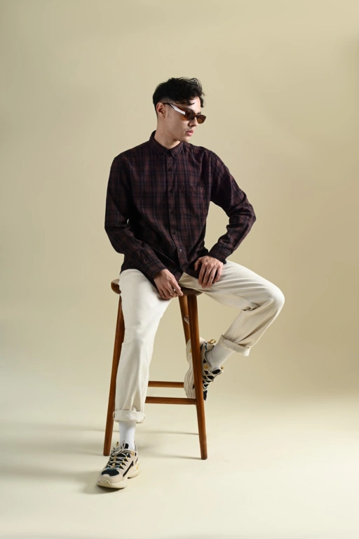 Image of THE ULTIMATE SOLID FLANNEL BROWN