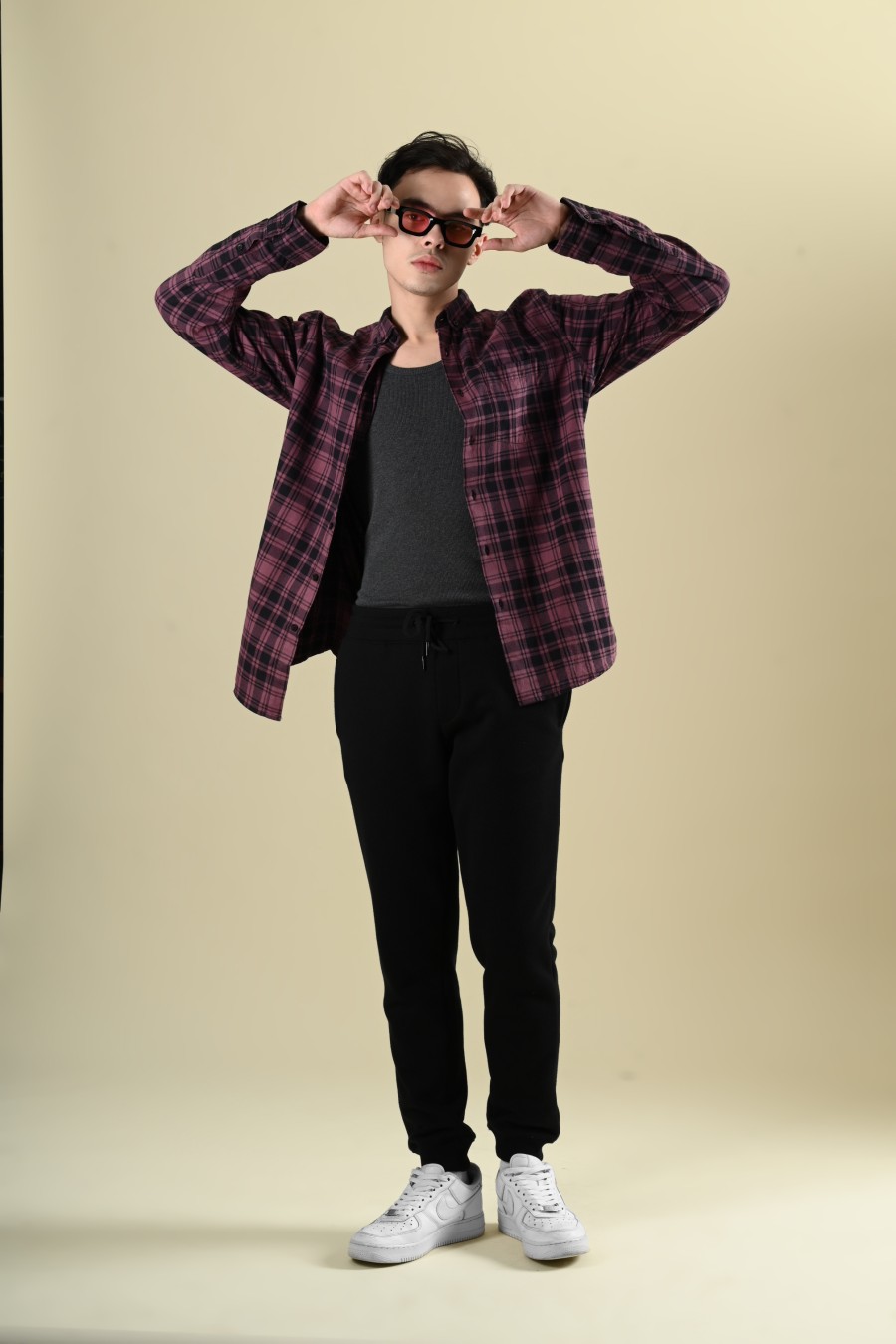 THE ULTIMATE SOLID FLANNEL MAROON