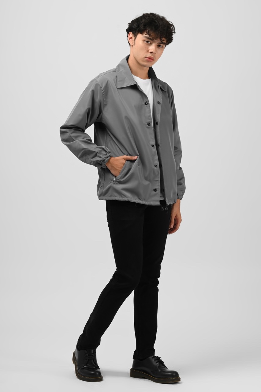 POAC10-BRISTOL COACH JACKET IN GREY