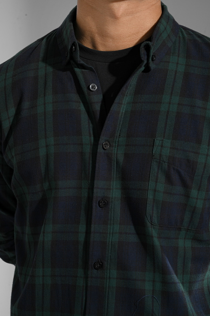 ULTIMATE FLANNEL DARK GREEN TEAL