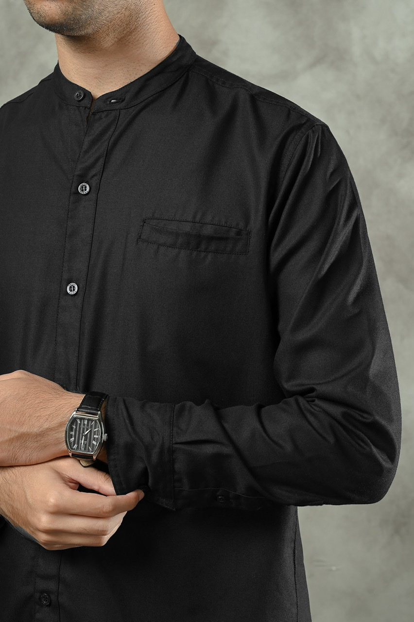 AARIAL MODEST SHIRT BLACK