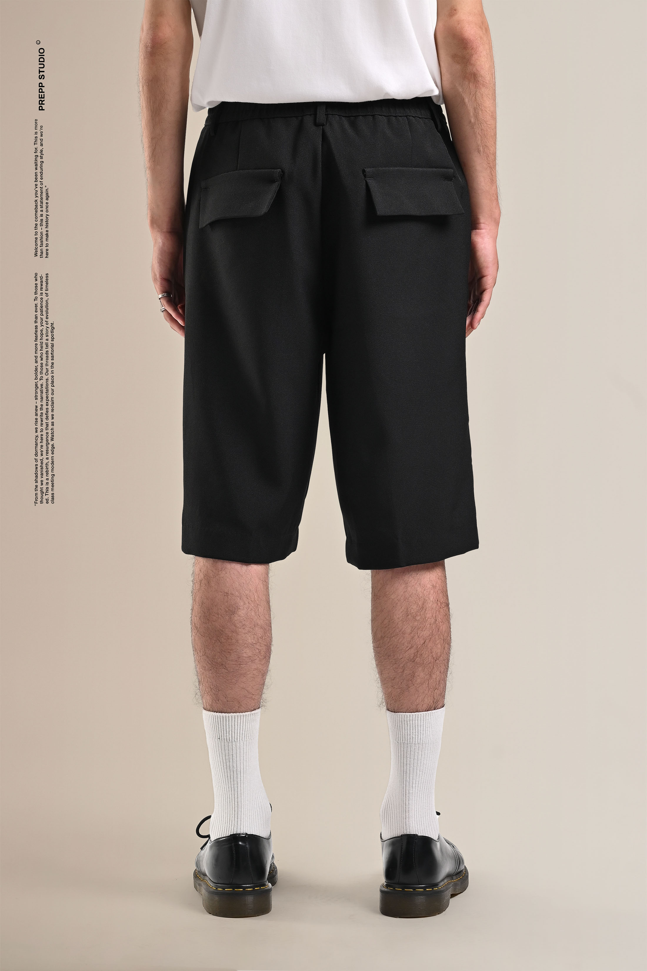 PPFY02-STRIDE SHORT PANTS BLACK