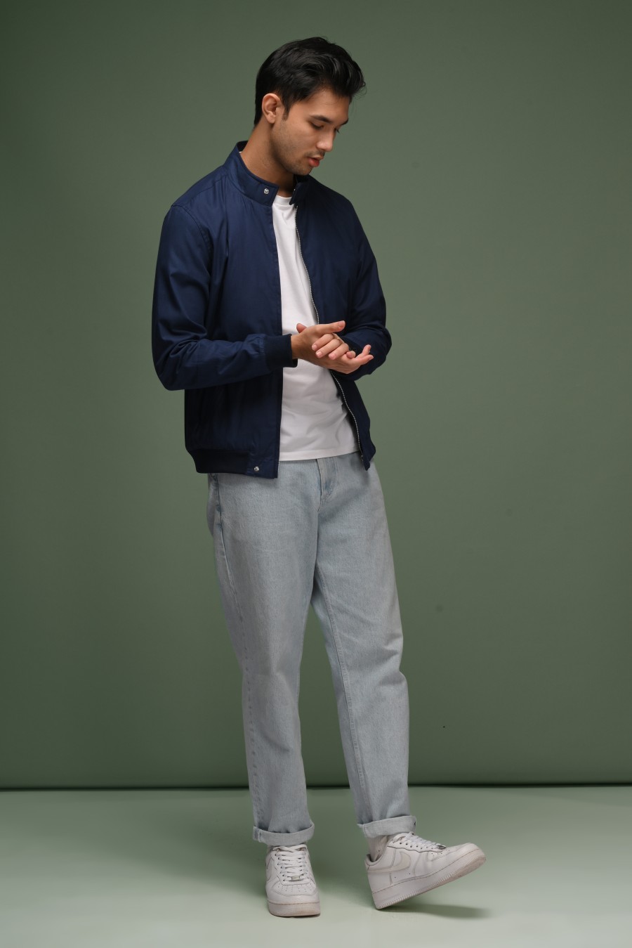 HARRINGTON JACKET NAVY
