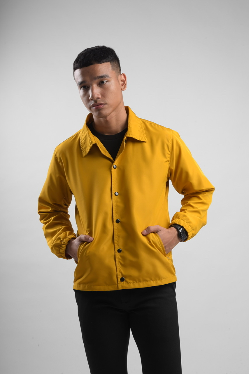 POAC15-BRISTOL COACH JACKET IN MUSTARD