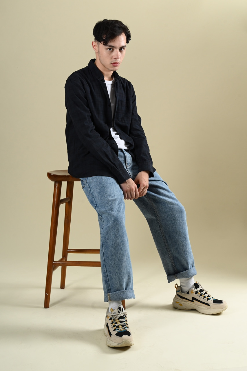 THE ULTIMATE SOLID FLANNEL FADED BLUE