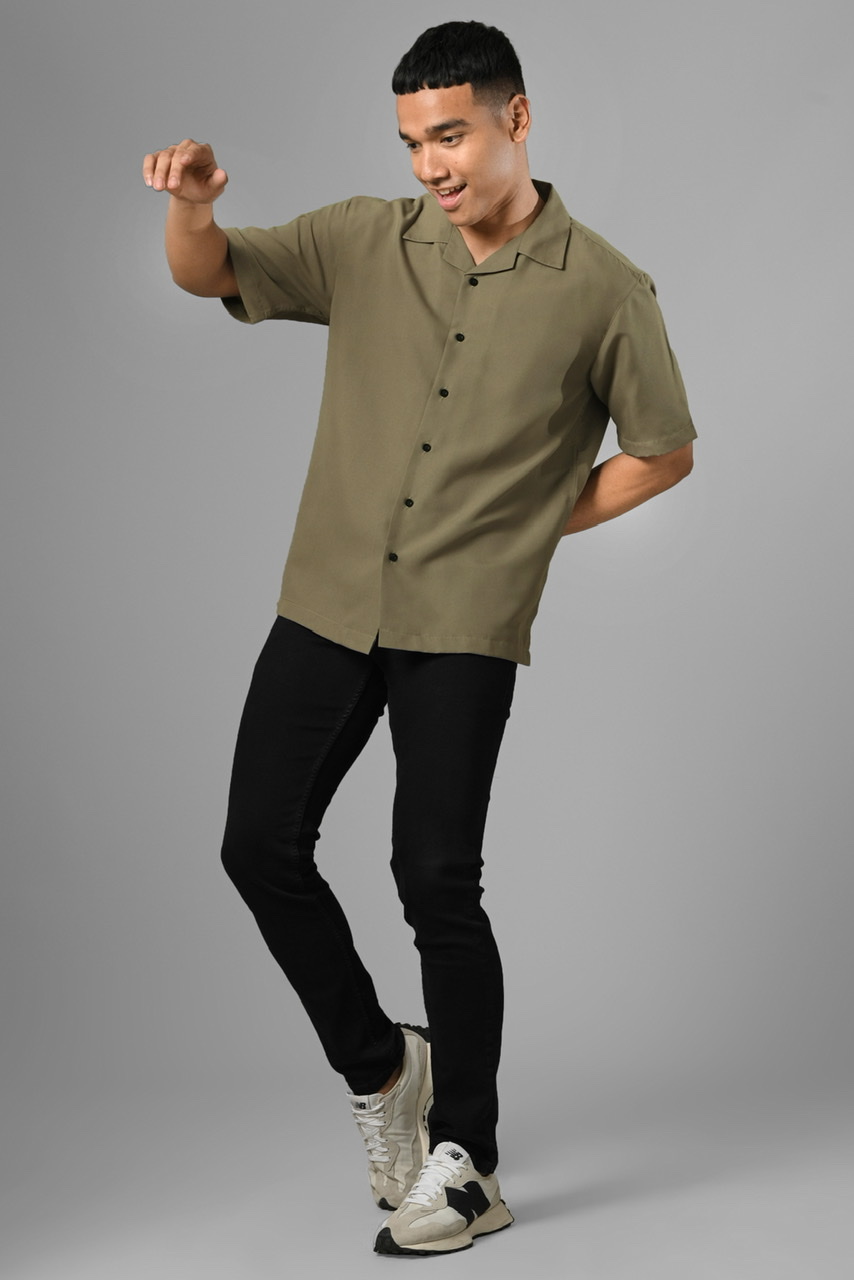 ULTIMATE CUBAN SHIRT KHAKI