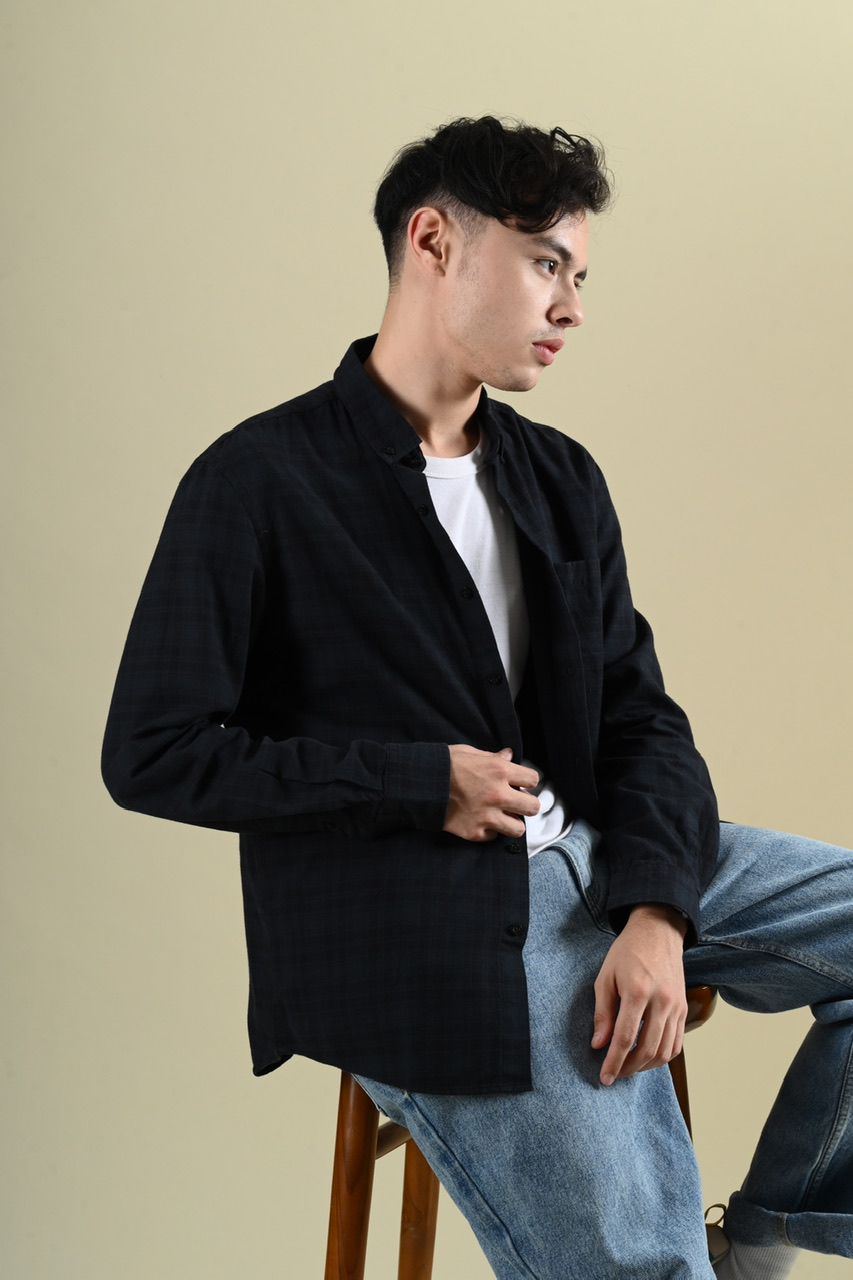 THE ULTIMATE SOLID FLANNEL FADED BLUE