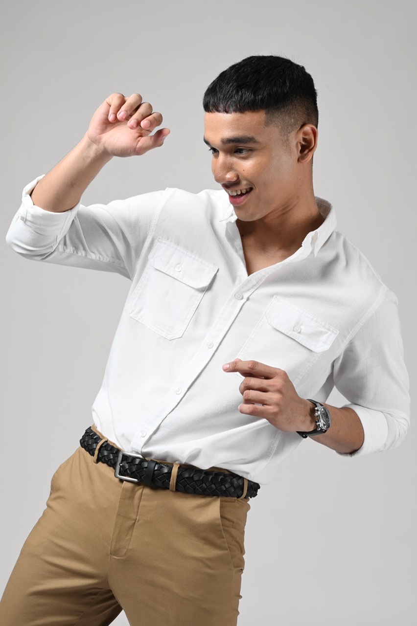 PSBB17-KALPEN BASIC SHIRT WHITE