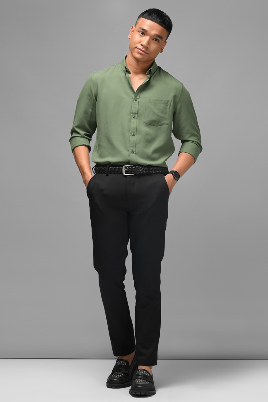 PALTON EXETRE LONG SLEEVE SHIRT RIFLE GREEN