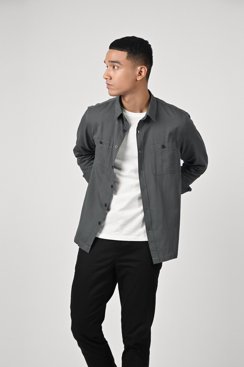 PSBW10-ULTIMATE WORKSHIRT GREY