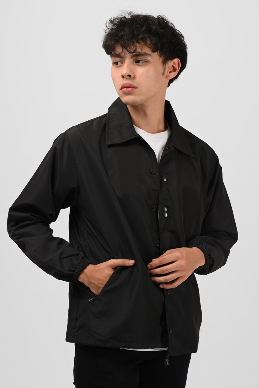 POAC02-BRISTOL COACH JACKET IN BLACK