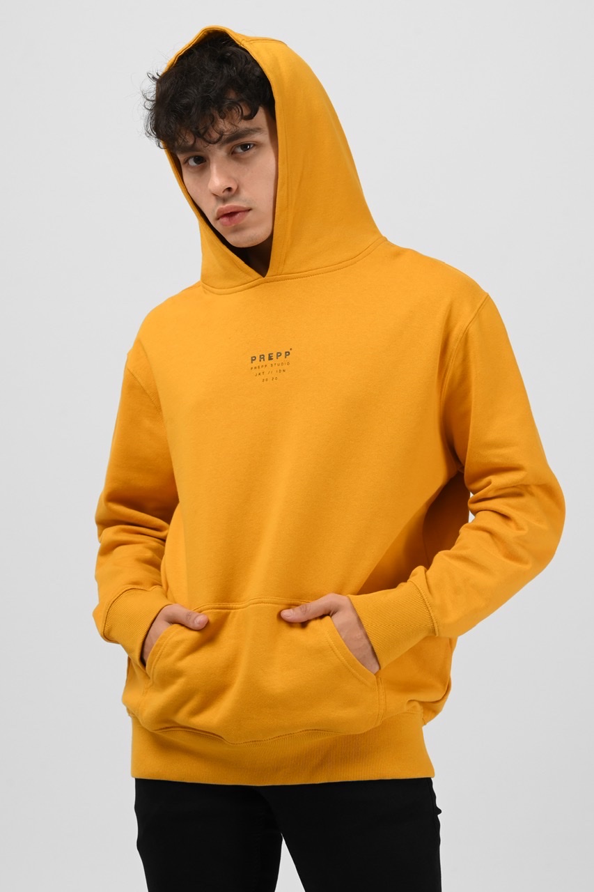 prepp signature hoodie in mustard