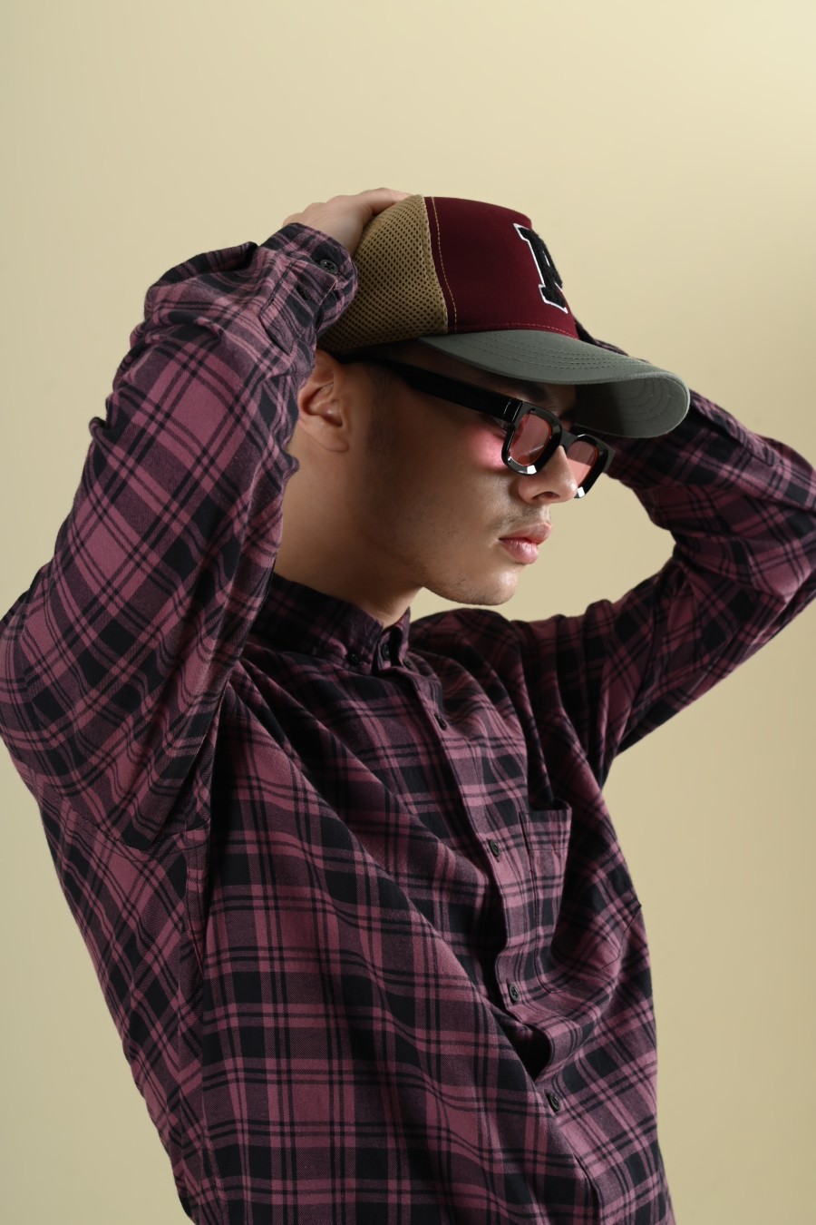 THE ULTIMATE SOLID FLANNEL MAROON
