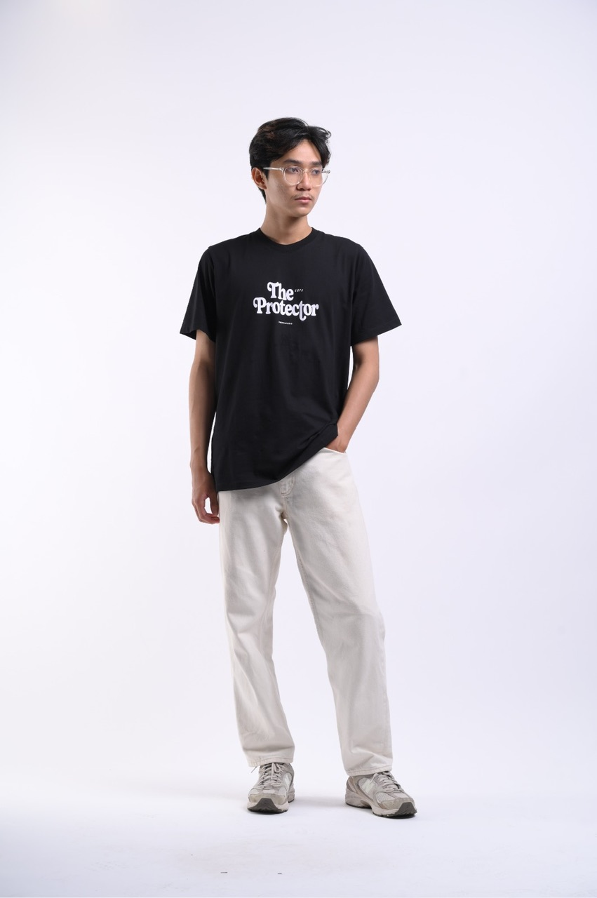 PTEY02-THE PROTECTOR TEES BLACK