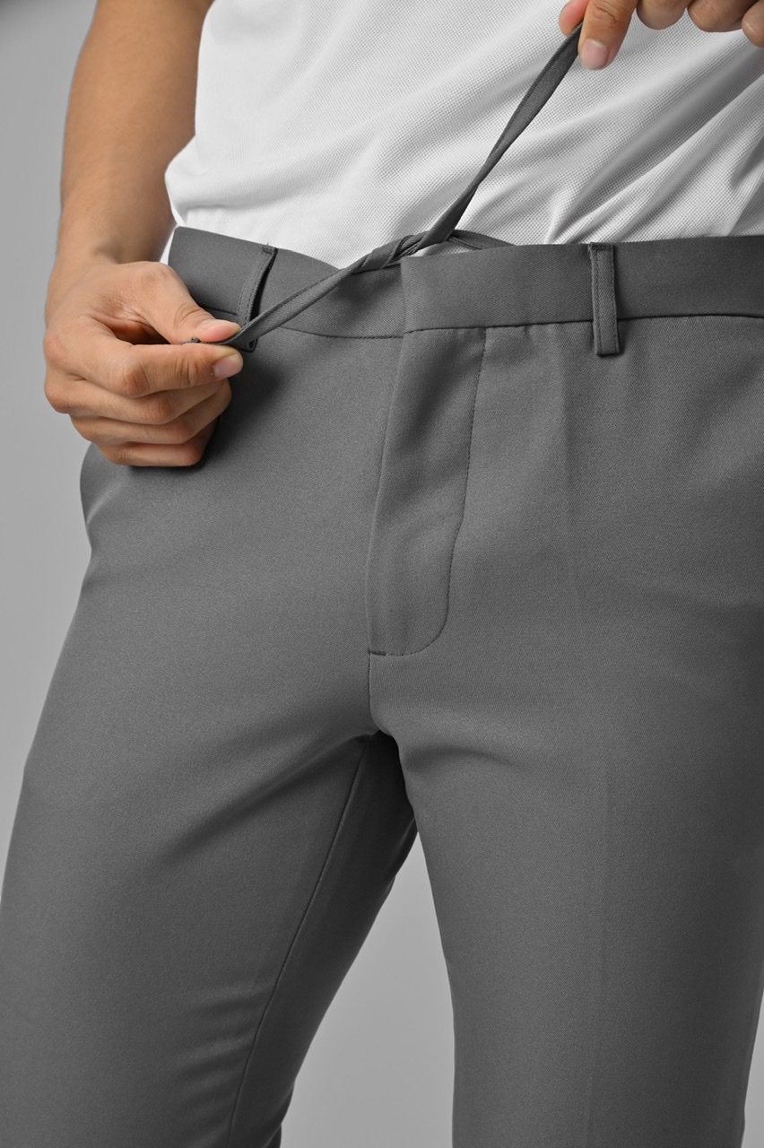 PREPPY PANTS SLIMFIT GREY