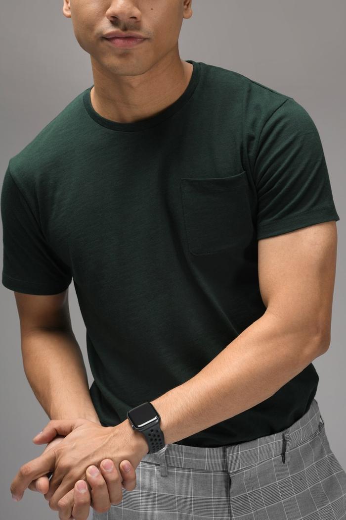 KAOS PREPP STUDIO POCKET SLUB TEES SYCAMORE