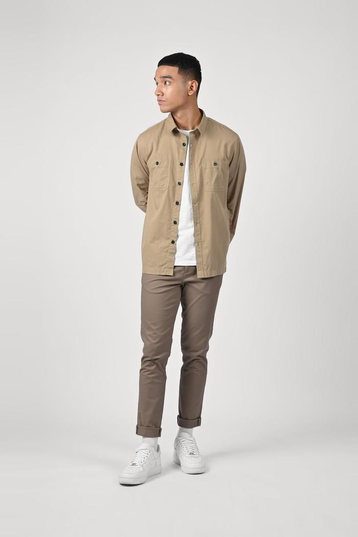 KEMEJA PREPP STUDIO ULTIMATE WORKSHIRT KHAKI