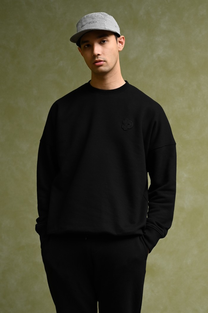 POCK02-PREPP SIGNATURE SWEATSHIRT BLACK