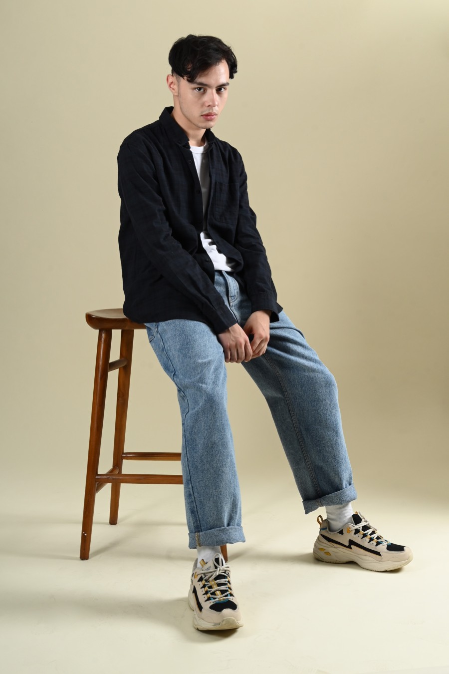 THE ULTIMATE SOLID FLANNEL MIDNIGHT BLUE