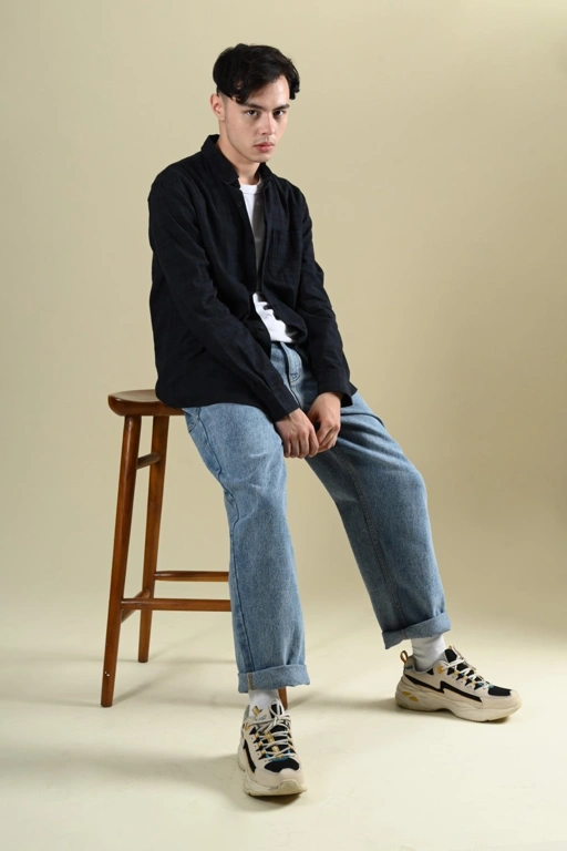 Image of THE ULTIMATE SOLID FLANNEL MIDNIGHT BLUE