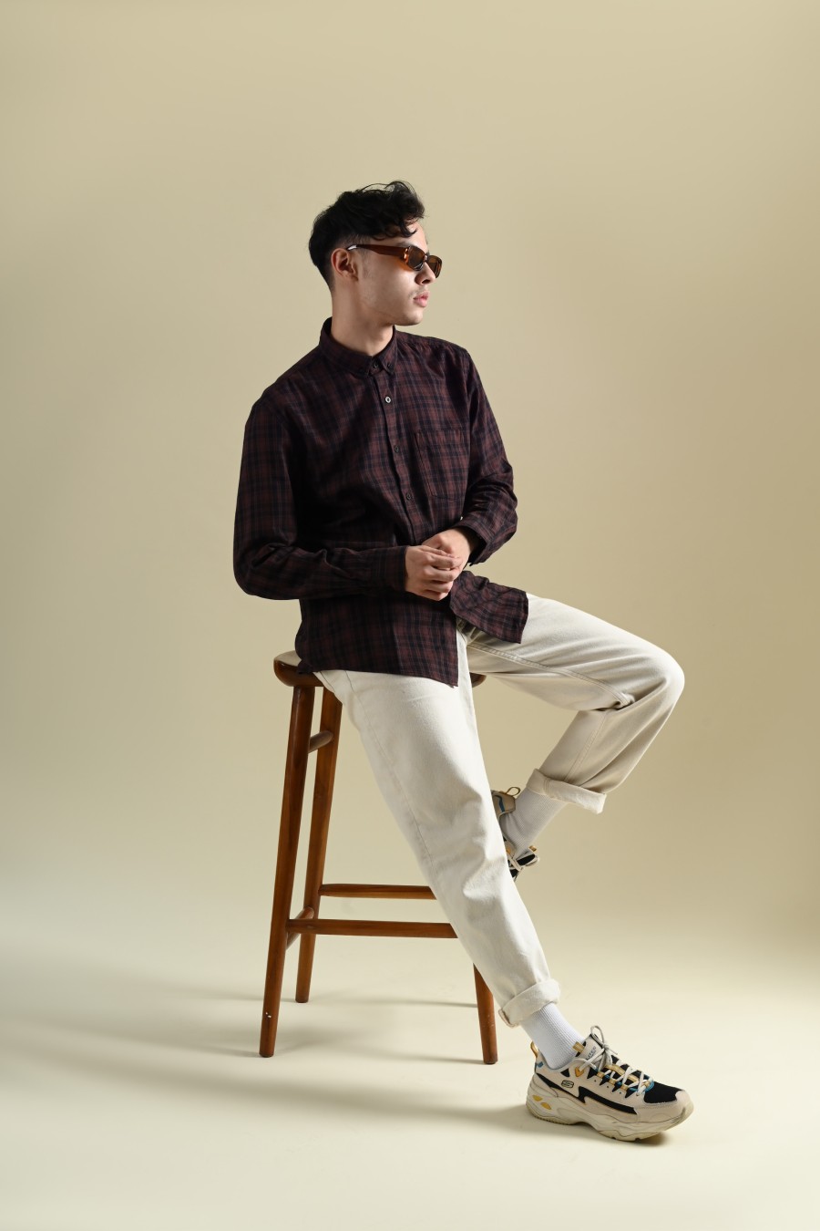 THE ULTIMATE SOLID FLANNEL BROWN