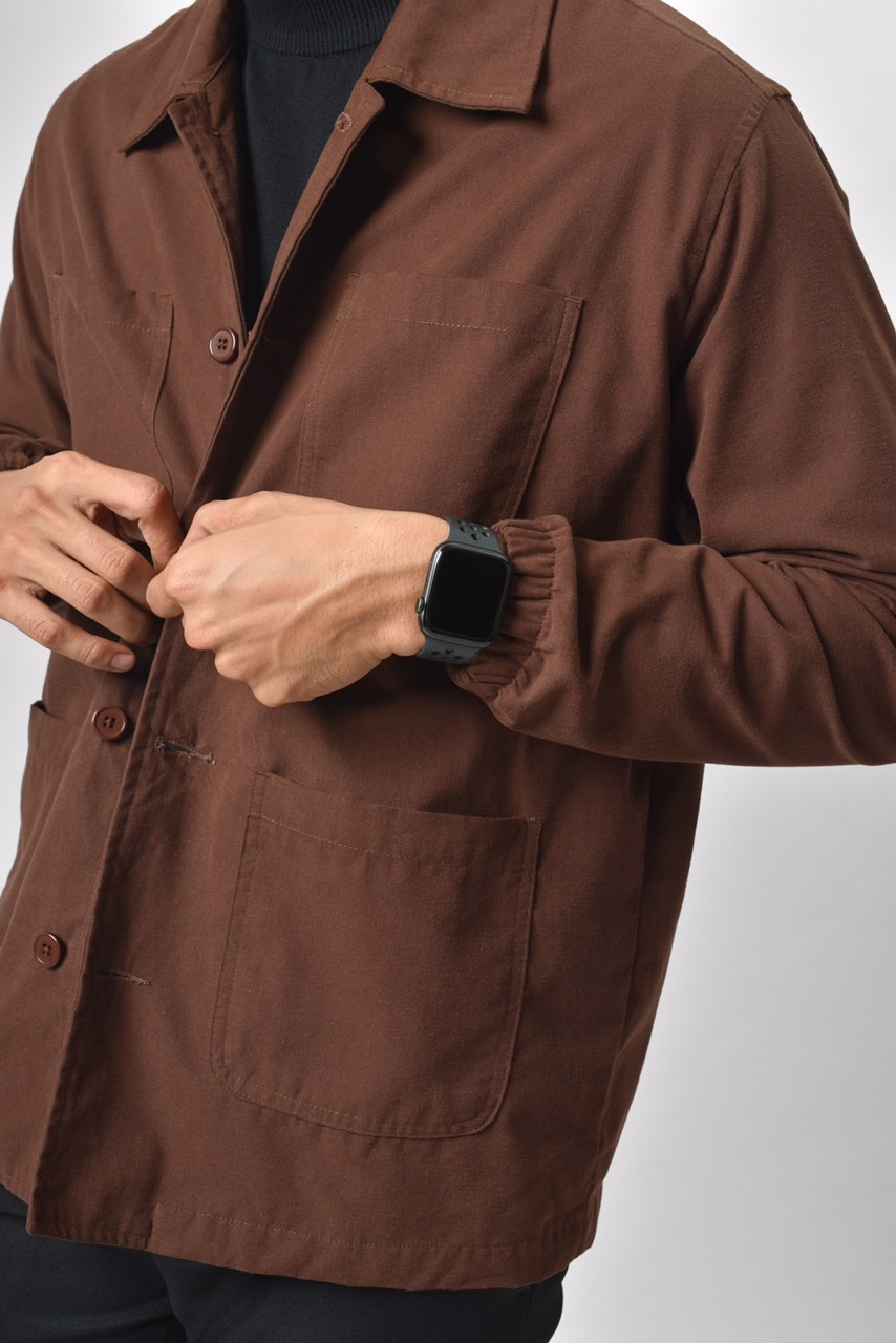 STAMFORD JACKET DARK BROWN