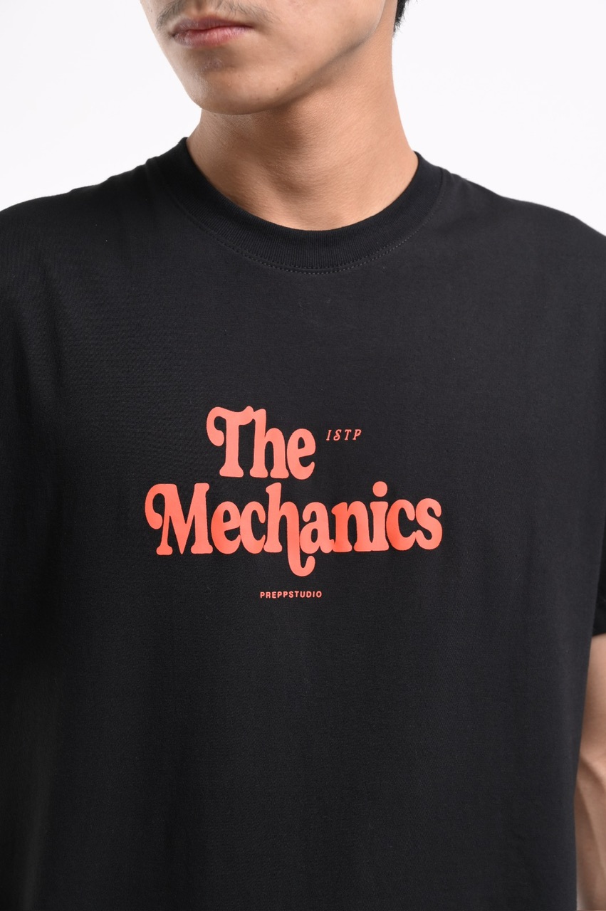 PTFF02-THE MECHANICS TEES BLACK
