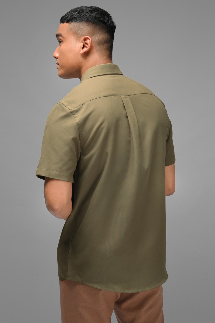 PALTON EXETRE SHORT SLEEVE SHIRT KHAKI